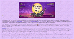 Desktop Screenshot of childrenofthesun.net