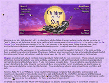 Tablet Screenshot of childrenofthesun.net